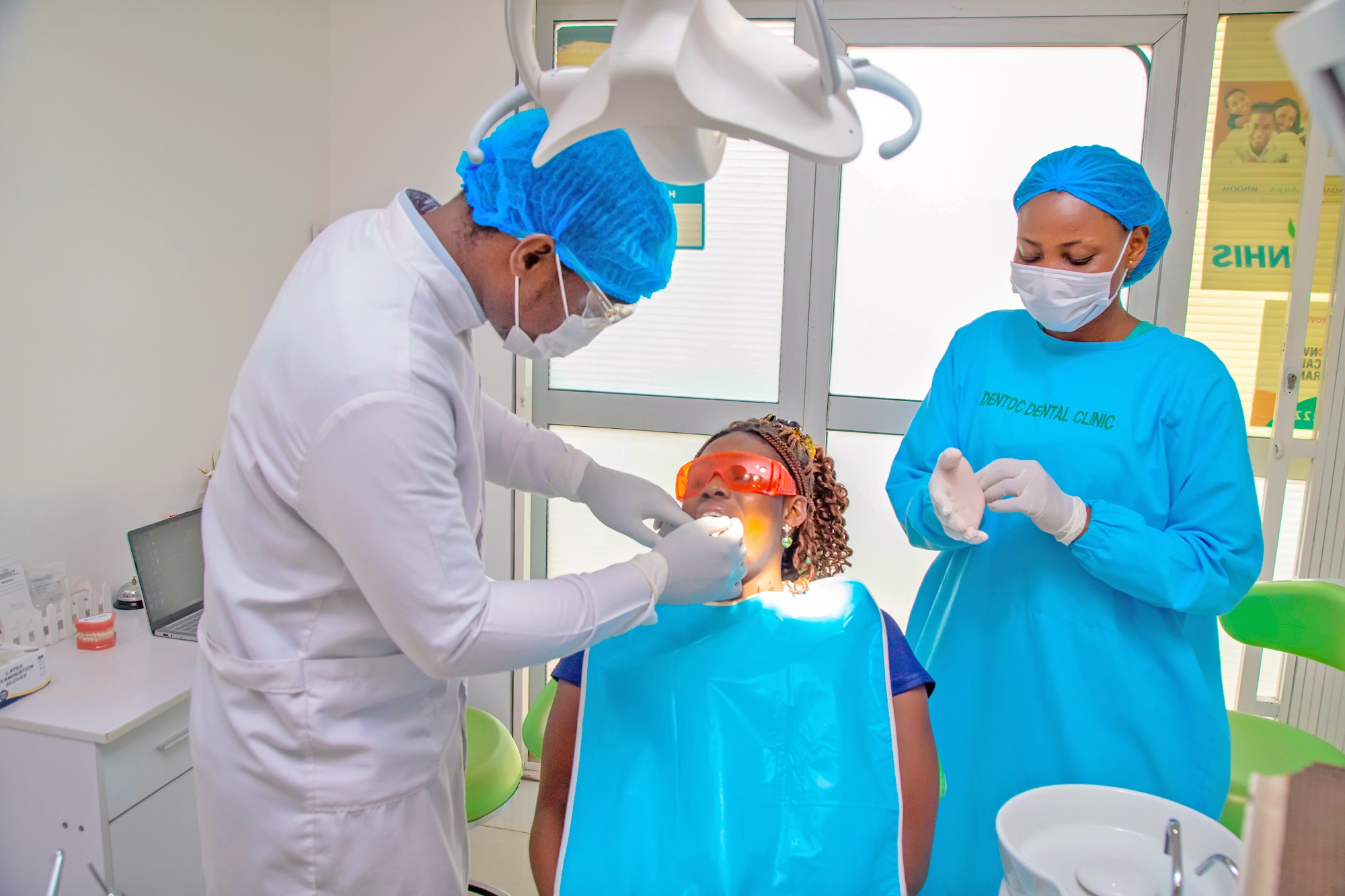 Dentoc dentists performing a treatment